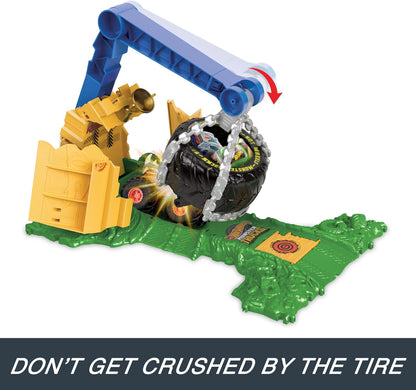 Hot Wheels Monster Trucks Rhinomite Chargin’ Challenge caminhão Rhinomite, HTP18