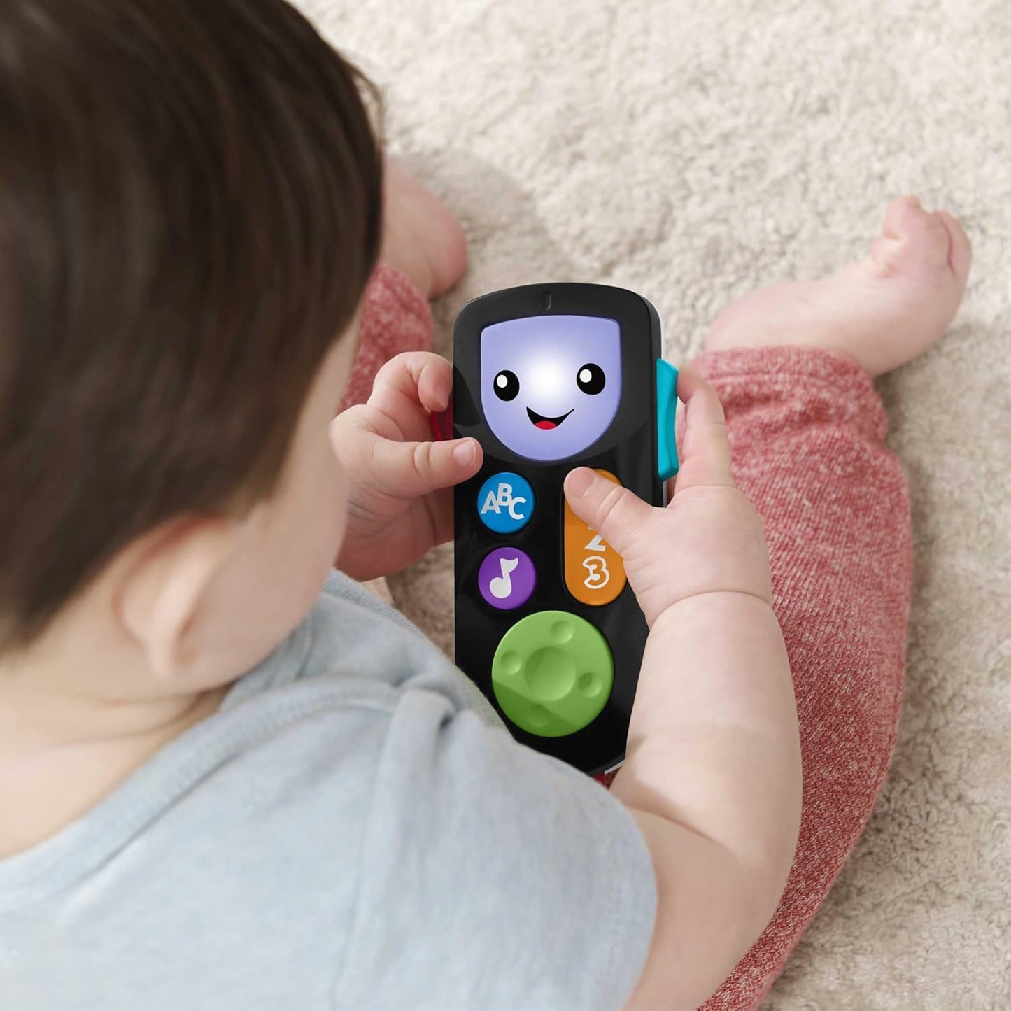 Fisher-Price Controle remoto Stream and Learn, versão alemã, francesa, controle remoto Laugh & Learn Stream & Learn - edição em inglês do Reino Unido