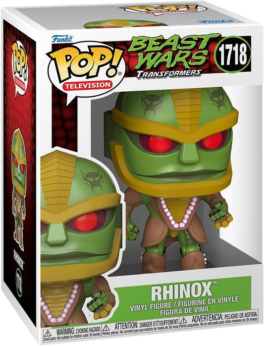 Funko Pop! TV: Transformers – Rhinox - Transformers Classic - Figura de vinil colecionável - Ideia para presente - Produtos oficiais - Brinquedos para crianças e adultos - Fãs de TV - Figura modelo para colecionadores e exposição
