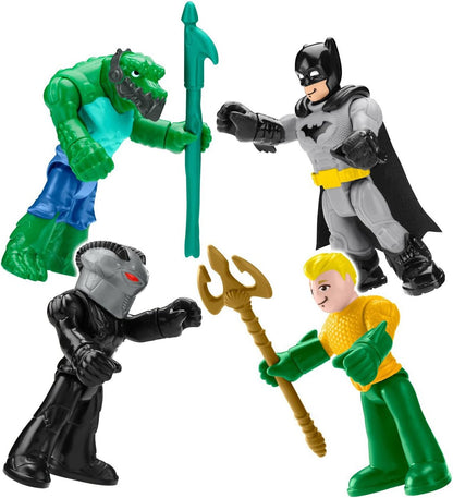 Imaginext Fisher Price DPD99 DC Super Friends Heróis e Vilões Batman e Aquaman (X7574)