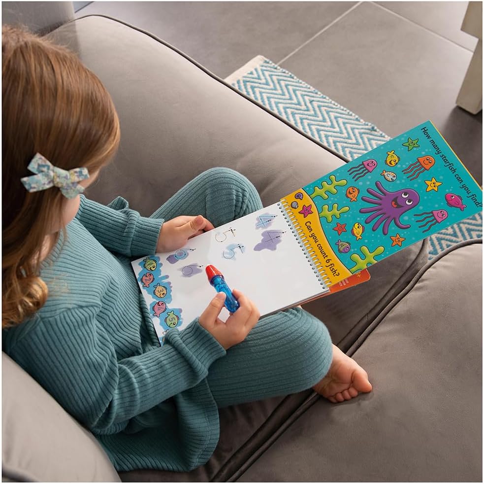 Galt Toys, Water Magic - 123, Livros de colorir para crianças a partir de 3 anos