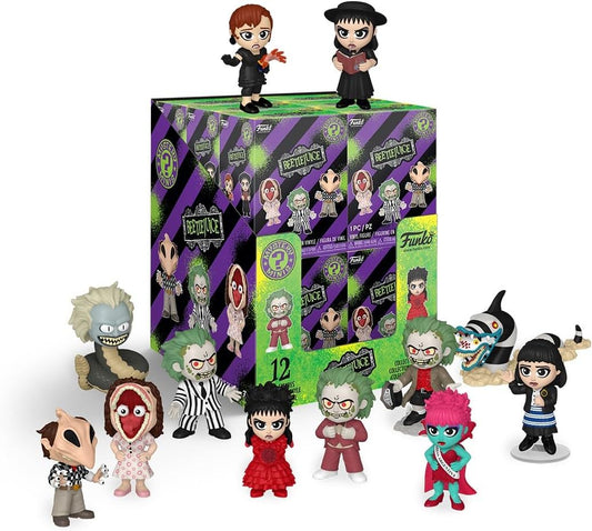 Funko Mystery Mini: Beetlejuice - 1 de 12 para colecionar - Estilos variados - Figura de vinil colecionável - Ideia para presente - Produtos oficiais - Brinquedos para crianças e adultos - Fãs de cinema - Minifigura para colecionadores