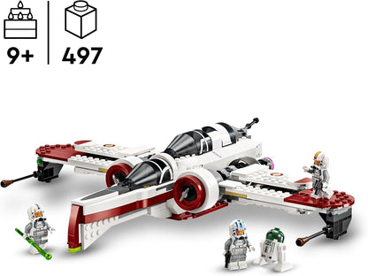 LEGO Star Wars 75402 ARC-170 Starfighter Building Toy com 3 minifiguras de piloto clone, além de uma figura Droid R4-P44, ideia de presente de aniversário para fãs da vingança dos Sith, meninos e meninas com mais de 9 anos