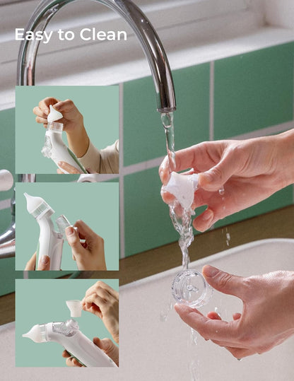Momcozy Aspirador Nasal Elétrico para Bebês 2 em 1 BreezyClear™ com Spray