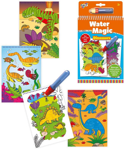 Galt Toys, Water Magic - Dinossauros, Livros de colorir para crianças a partir de 3 anos