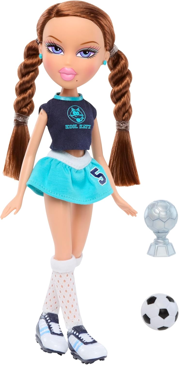 Bratz Boneca fashion Play Sportz Roxxi com acessórios