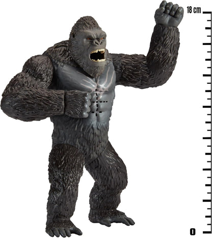 Godzilla x Kong: The New Empire, brinquedo autêntico de figura de ação Battle Roar Kong de 7 polegadas, personagem icônico do filme colecionável em embalagem exclusiva de edição limitada, brinquedo adequado para maiores de 4 anos