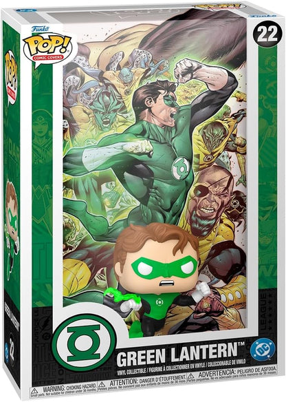 Funko Pop! Capa de quadrinhos DC – Lanterna Verde - DC Comics - Figura colecionável de vinil - Ideia para presente - Produtos oficiais - Brinquedos para crianças e adultos - Fãs de desenhos animados - Figura modelo para colecionadores e exposição