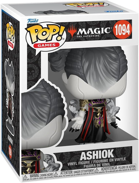 Funko Pop! Games: Magic: the Gathering - Ashiok - Figura de vinil colecionável - Ideia para presente - Produtos oficiais - Brinquedos para crianças e adultos - Fãs de jogos - Figura modelo para colecionadores e exposição