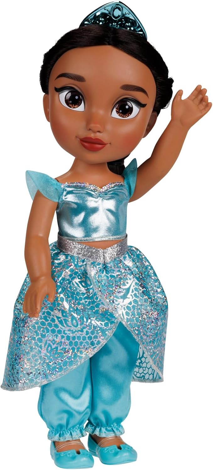 Disney Boneca Princess My Friend Jasmine 35 cm – Disney 100 Anos de Magia, Traje Platinum