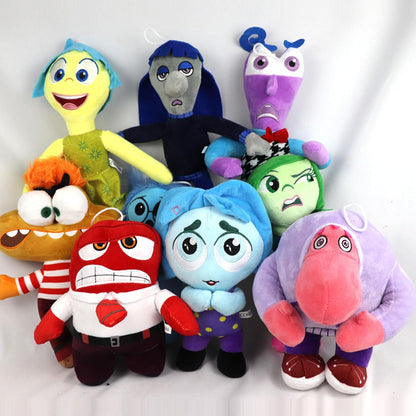 POBEC Inside Out 2 Plush, Inside Out 2 Toys, Peluche de anime Ansiedad para niños, Inside Out 2 Plushies, Ansiedad Vergüenza Ennui Plushies Juguete para fanáticos del cine (Envidia)