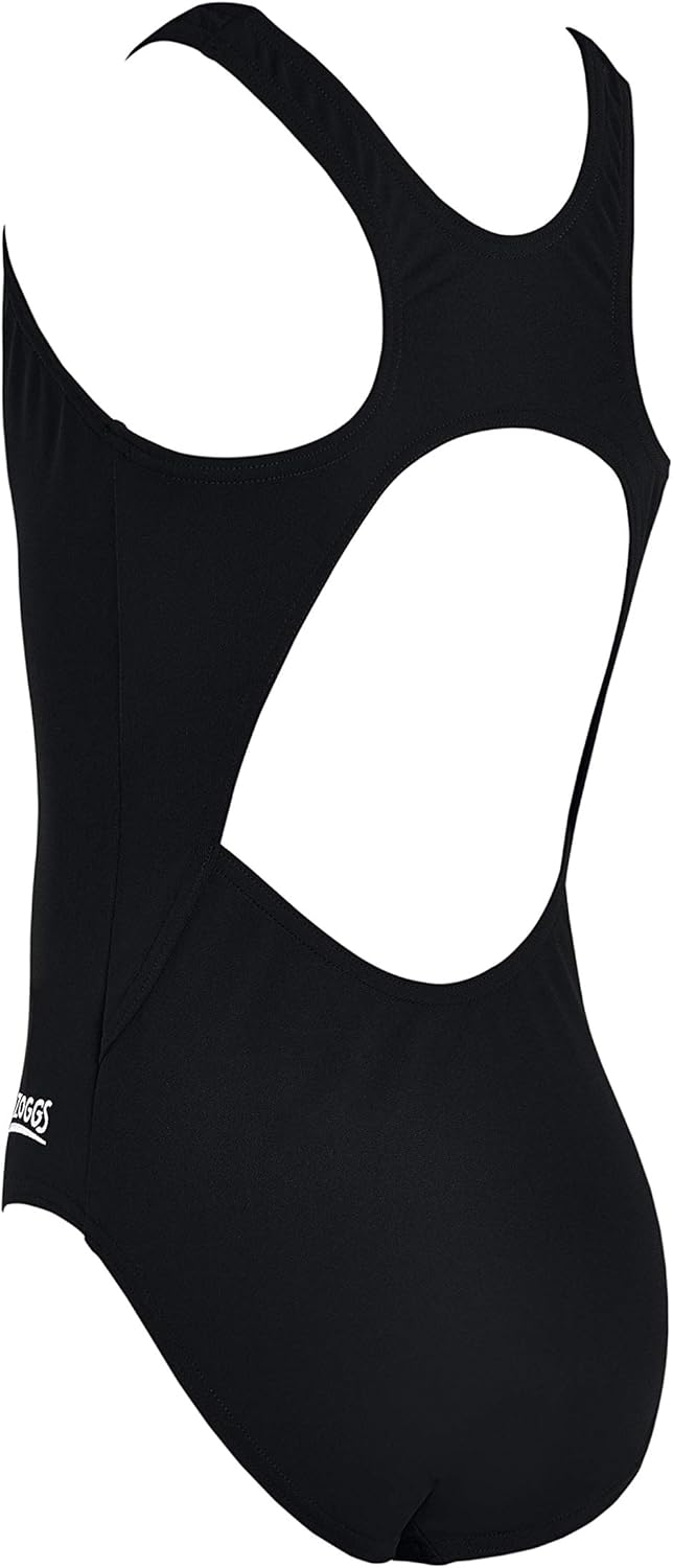 Zoggs Fato de banho Cottesloe Sportsback da Girl, tecido Ecolast+™ sustentável e ecológico, 100% à prova de cloro, traje de banho confortável e elegante para meninas de 6 a 14 anos