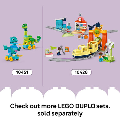 LEGO DUPLO Jogo de Castelo de Hopsy Brinquedo Educativo para Habilidades Motoras para Crianças, incluindo 3 Figuras de Animais, um Castelo de Brinquedo e um Jogo, um Spinner Presente de Aniversário para Meninas e Meninos de 3+ Anos 10450
