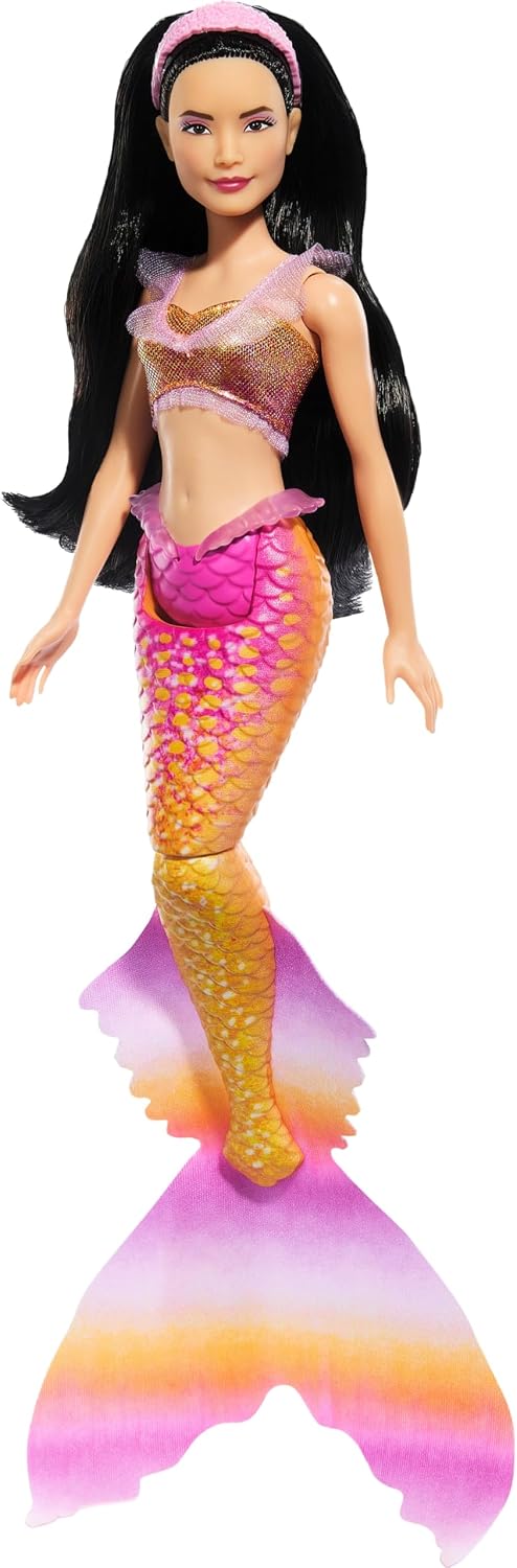Conjunto de Bonecas Disney A Pequena Sereia: Ariel e suas Irmãs – 3 Bonecas Sereias Fashion (Mala, Karina e Ariel) – HND29