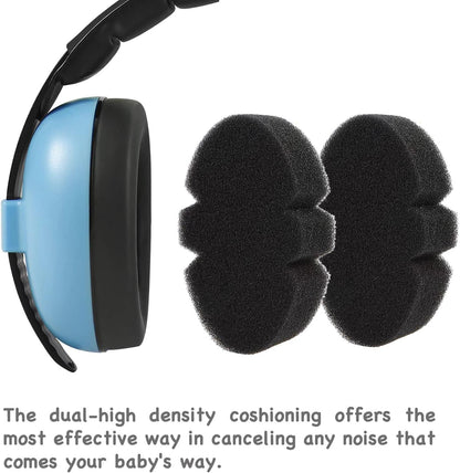 PandaEar Protetor Auricular para Bebês e Crianças - Protetor Auricular - Fones de Ouvido com Cancelamento de Ruído para Bebês e Crianças com Autismo - Fones de Ouvido à Prova de Som para Bebês Dormirem em Aviões