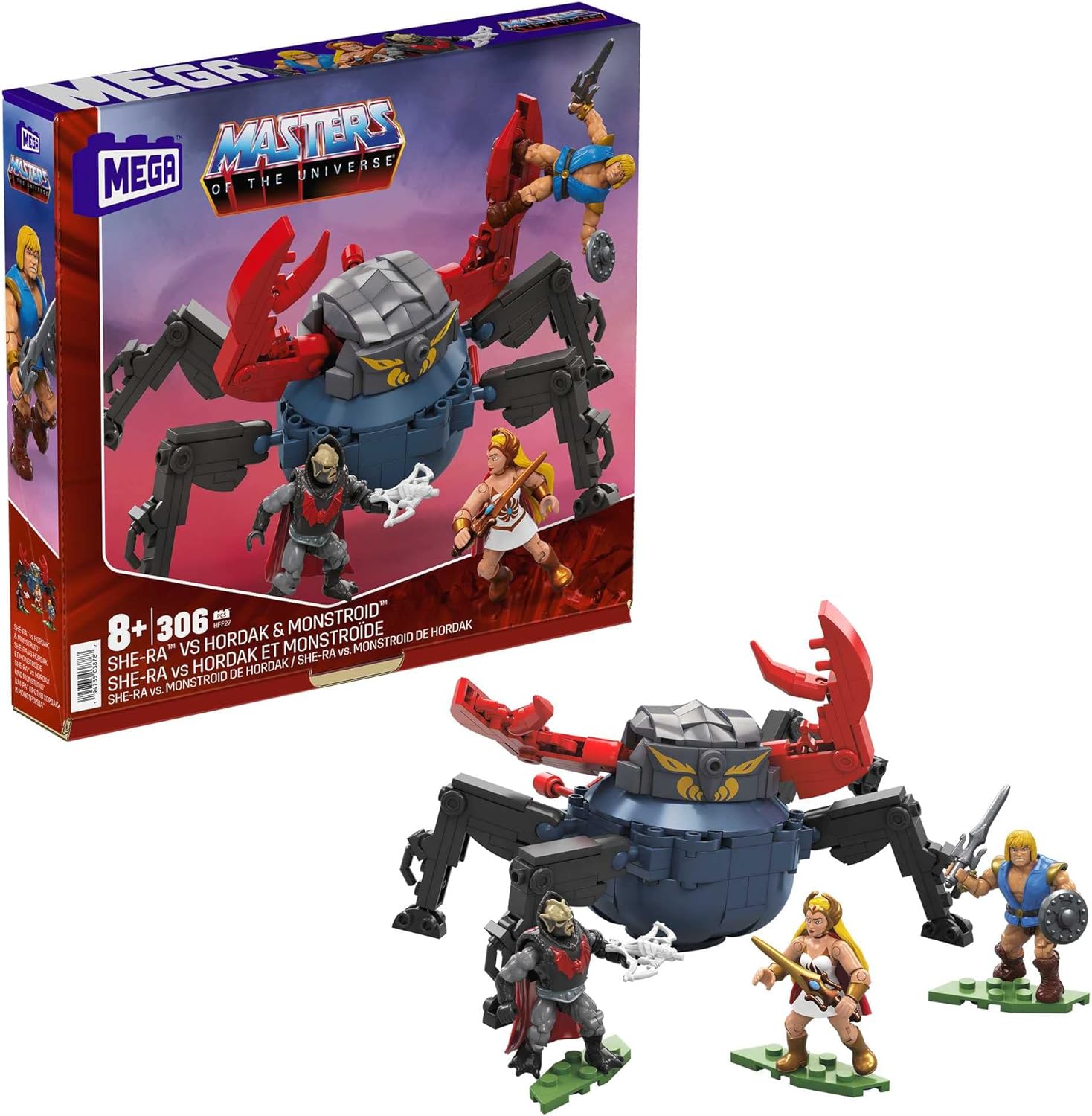MEGA Masters of the Universe She-Ra vs Hordak & Monstroid MOTU Fan Col