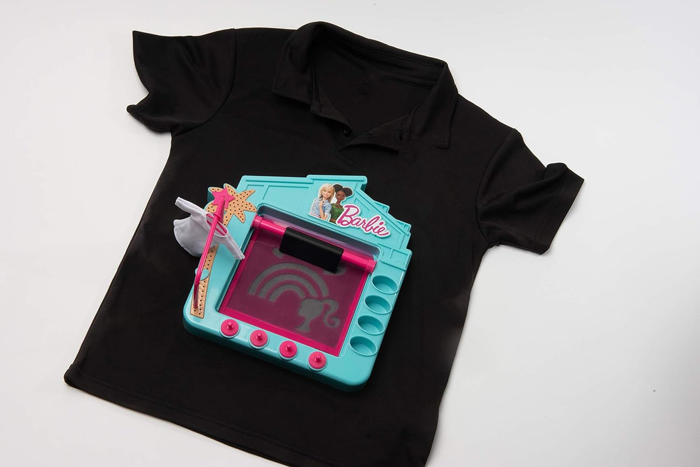 Barbie Estúdio de impressão com boneca | Kit de impressão inicial | Impressora de camisetas para meninas