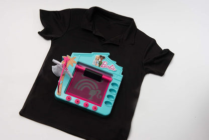 Barbie Estúdio de impressão com boneca | Kit de impressão inicial | Impressora de camisetas para meninas