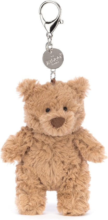 Jellycat Pingente para bolsa Bartholomew Bear - C: 5 cm x C: 6 cm x A: 12 cm