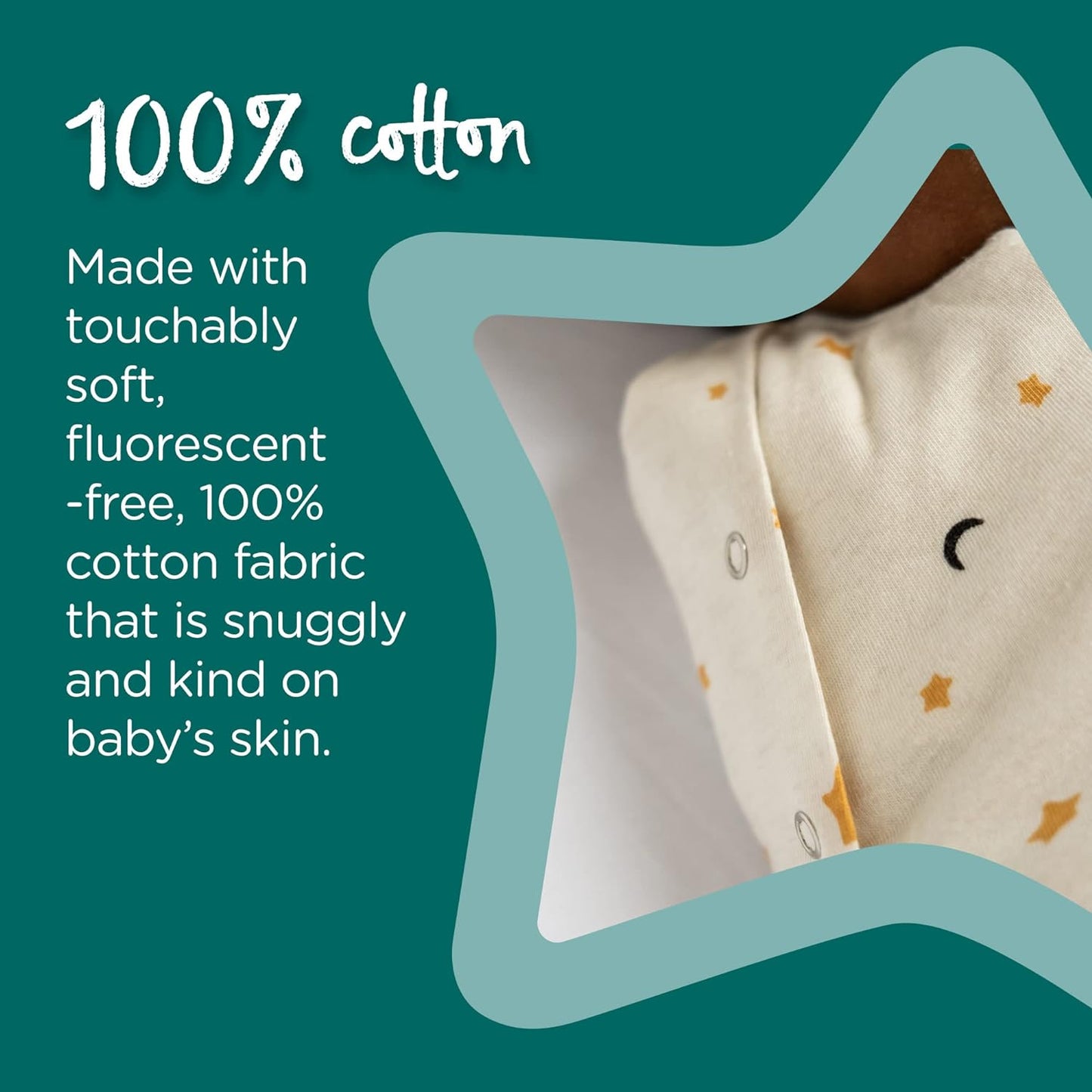 Tommee Tippee Saco de dormir para bebê para recém-nascidos, 3-6 m, 1,0 TOG, o saco Swaddle OriginalGrobag, design saudável para o quadril, tecido macio rico em algodão, blush