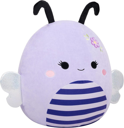 Squishmallows Original de 16 Polegadas – Sister, a Abelha Lavanda – Pelúcia Oficial Jazwares