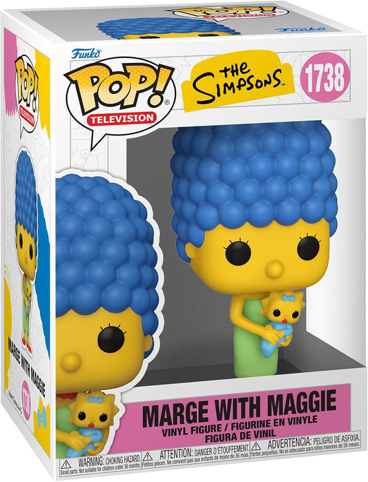 Funko Pop! TV: Os Simpsons - Marge Simpson - Figura de vinil colecionável - Ideia para presente - Produtos oficiais - Brinquedos para crianças e adultos - Fãs de TV - Figura modelo para colecionadores e exposição