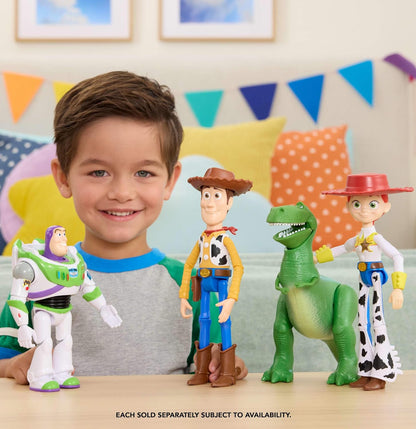 Mattel Boneco de Ação Woody de Toy Story 5 (Disney e Pixar/) | Escala de 7 polegadas, personagem icônico, mais de 8 pontos de articulação, design fiel ao filme, JKV14