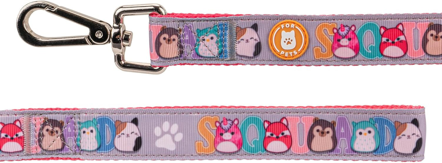 Squishmallows Original Squish Squad Coleira/Trela para animais de estimação – Roupa oficial para animais de estimação da Jazwares