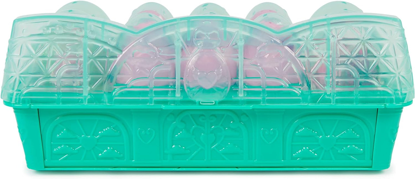 HATCHIMALS CollEGGtibles, Caja familiar Rainbow Llama con juego sorpresa, 10 personajes, 2 accesorios, juguetes para niños para niñas de 5 años en adelante