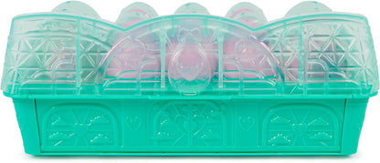 HATCHIMALS CollEGGtibles, Caja familiar Rainbow Llama con juego sorpresa, 10 personajes, 2 accesorios, juguetes para niños para niñas de 5 años en adelante