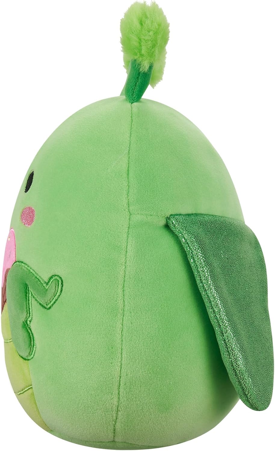 Squishmallows Original Trenton, o Louva-a-Deus Verde, de 7,5 polegadas, segurando um coração, sorvete, dia dos namorados, pelúcia