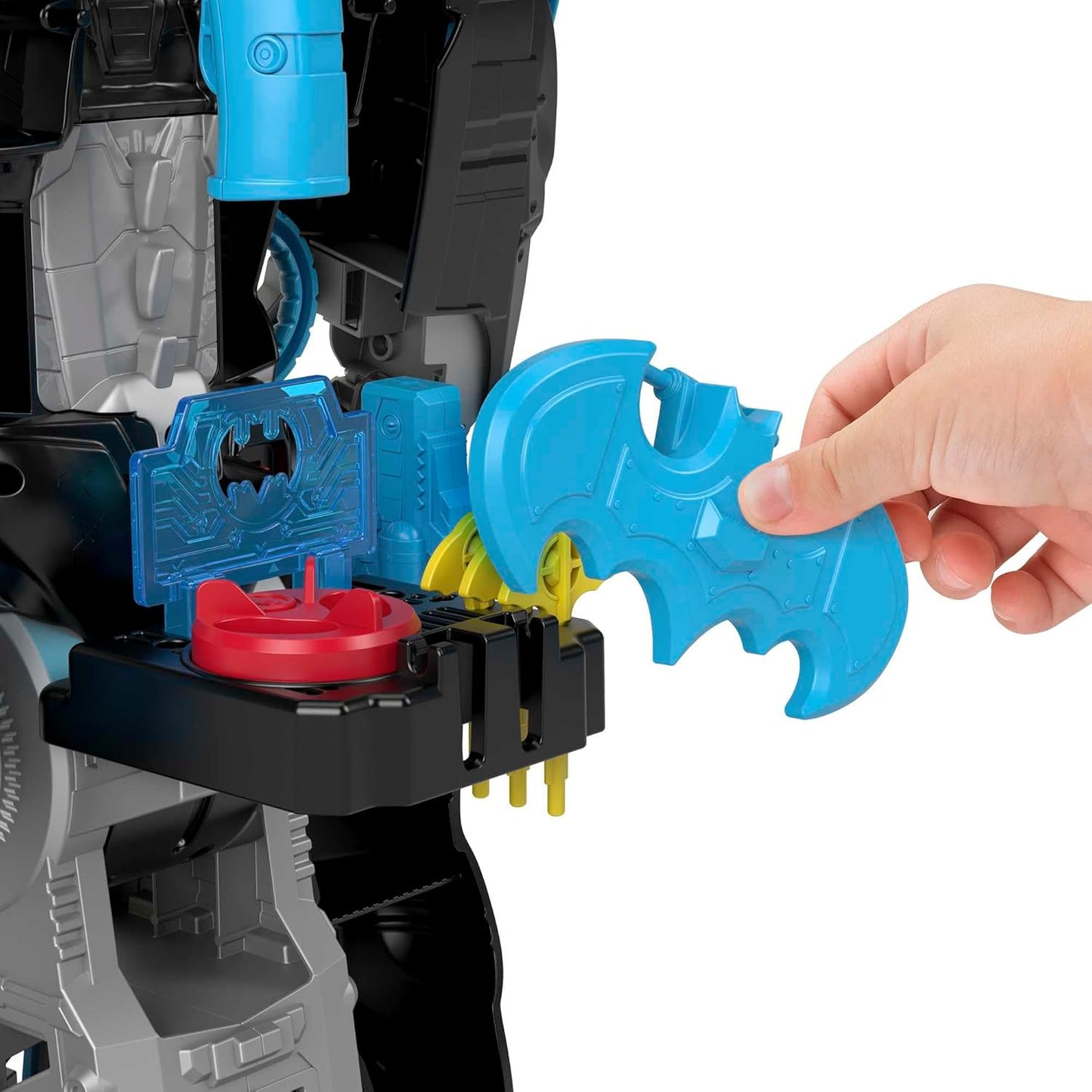 Fisher-Price Imaginext DC Super Friends Bat-Tech Batbot, robô Batman transformável 2 em 1 com luzes e sons para crianças de 3 a 8 anos, HBV67