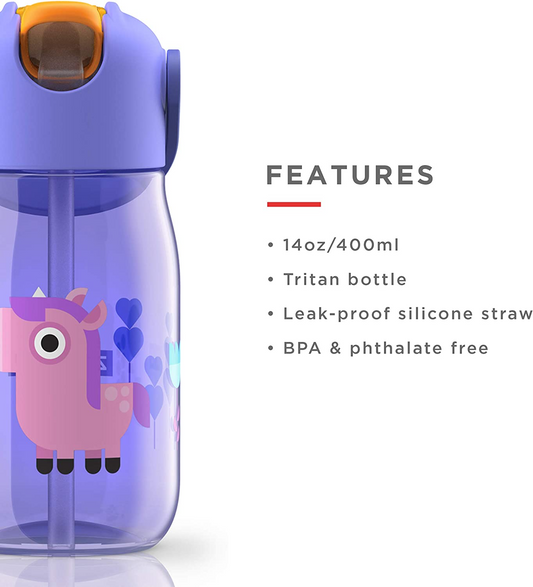 Botella Zoku, Morada, 400 ml