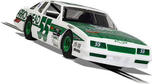 Scalextric C4079 Chevrolet Monte Carlo - Coche Verde y Blanco No.55