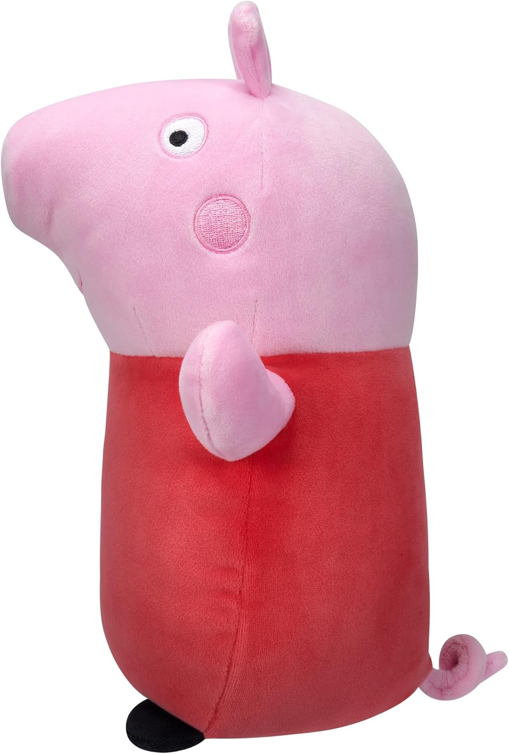 SQUISHMALLOWS SQPP00004 Peluche oficial de Peppa Pig, tamaño mediano, ultra suave, 10 pulgadas, M, rosa