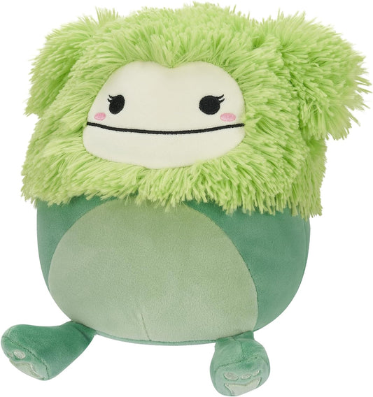 Squishmallows Bren-Green Bigfoot 7.5" Add Squad, juguete de peluche ultra suave, peluche oficial Kellytoy