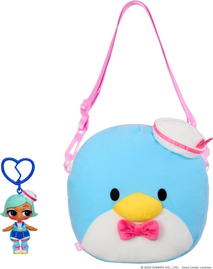 L.O.L. Surprise Loves Hello Kitty – Pelúcia Grande Reversível com Boneca | Boneca-Chaveiro Inclusa, 7 Surpresas, Hello Kitty, Kuromi ou Tuxedosam, Para Maiores de 4 Anos