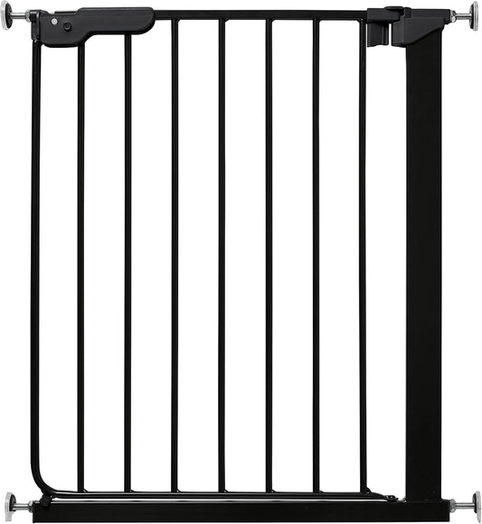 BabyDan Esbjerg, Barrera de presión extrafina para escaleras, 60,5-66 cm/23,82-26,18 pulgadas, Barrera para bebés/Barrera de seguridad, Negro, Fabricado en Dinamarca - (Barrera para mascotas/Barrera para perros)