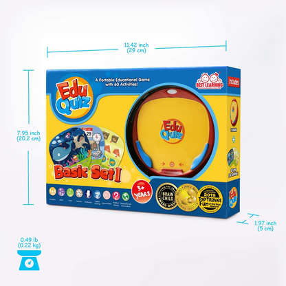 BEST LEARNING Conjunto Básico I do EduQuiz - Brinquedo de Combinação Educacional Interativo para Crianças