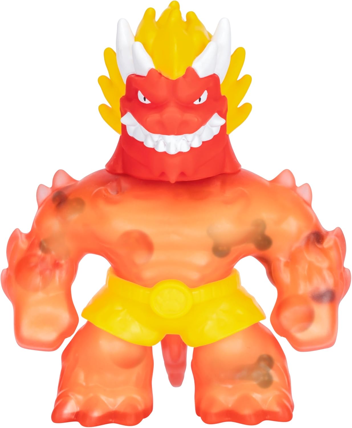 Heróis de Goo Jit Zu Hero Creator Blazagon com 3 recheios de gosma exclusivos. Misture, preencha e crie sua própria figura de ação elástica.