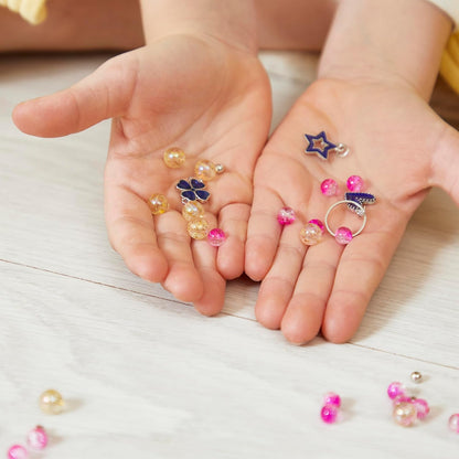 Janod - 4 Humores de Joias para Criar - Muda de Cor ao Contato com a Pele - Kit de Lazer Criativo - Atividade Manual para Crianças - A partir de 6 Anos - J09182