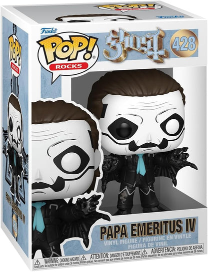 Funko Pop! Rocks: Ghost Band - Papa - Bat - Ghost Band - Figura de vinil colecionável - Ideia de presente - Produtos oficiais - Brinquedos para crianças e adultos - Fãs de música - Figura modelo para colecionadores e exposição