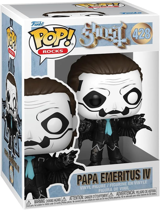 Funko Pop! Rocks: Ghost Band - Papa - Bat - Ghost Band - Figura de vinil colecionável - Ideia de presente - Produtos oficiais - Brinquedos para crianças e adultos - Fãs de música - Figura modelo para colecionadores e exposição