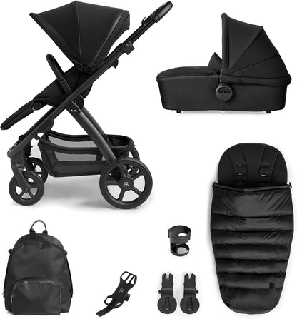 Silver Cross Carrinho de bebê  Tide e conjunto de 7 peças, do nascimento até 22 kg, Espaço