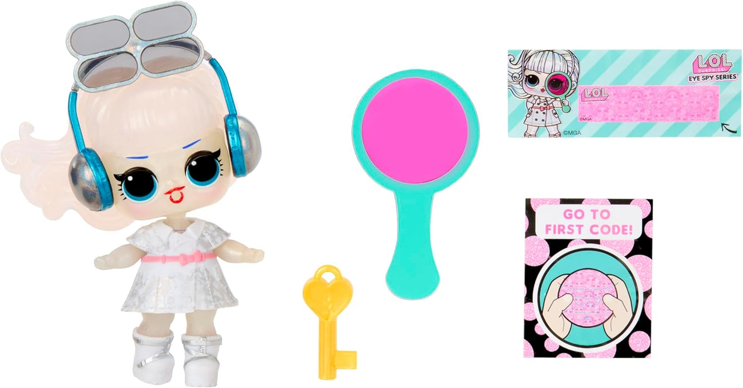 L.O.L. Surprise! Eye Spy Series Tots - Inclui 1 boneca, embalagem surpresa, mudança de cor, várias surpresas para revelar, vem com roupas e acessórios, colecione todas as 8 bonecas.