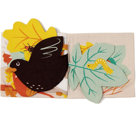 ThreadBear Design Libro de actividades ¿Dónde está el bebé? para el aprendizaje temprano y el desarrollo sensorial