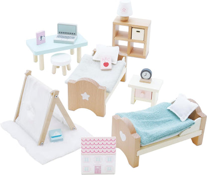 Le Toy Van - Casa de bonecas de madeira Daisylane Conjunto de jogos infantis para casas de bonecas | Conjuntos de móveis para casas de bonecas - adequados para maiores de 3 anos