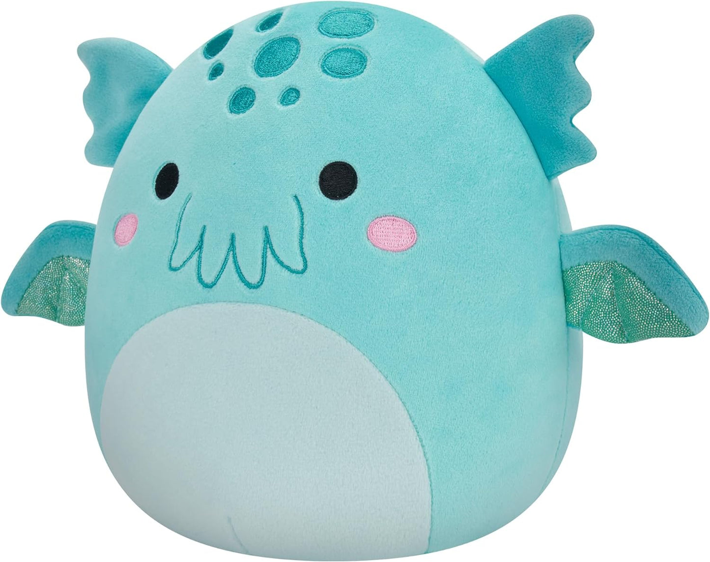 Squishmallows SQCR04087 Theotto-Blue Cthulu 7,5" Add Squad, brinquedo de pelúcia ultramacio, pelúcia oficial Kellytoy
