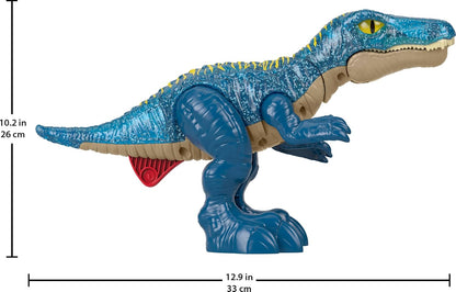 Fisher-Price Imaginext Jurassic World Dinosaur Toy Growl & Glow Baryonyx with Lights Sounds & Chomping Action for Kids Ages 3+ Years, JCT48