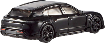Hot Wheels Premium Porsche Taycan Turbo S Cross Turismo, escala 1:43, réplica oficialmente licenciada para colecionadores adultos, pneus Real Riders, carroceria e chassi em metal, HWT10